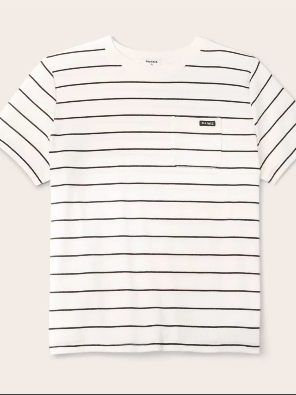 Parke x Target Striped Crewneck Shirt Navy Blue Small NWT